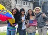 Austauschschülerinnen sind von der Mitte Europas begeistert
