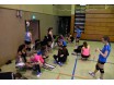 Eine coole Doppelstunde Sport: Trainingseinheit der MGM-Volleyballerinnen mit den "Ladies in Black"