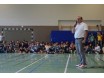 Schülerversammlung am letzten Schultag