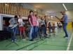 Schülerversammlung am letzten Schultag