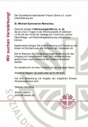 Stellenanzeige Juni 2025