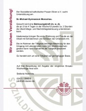 Stellenausschreibung Mai 2025